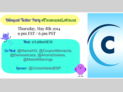TWITTER PARTY: Consolidated Credit